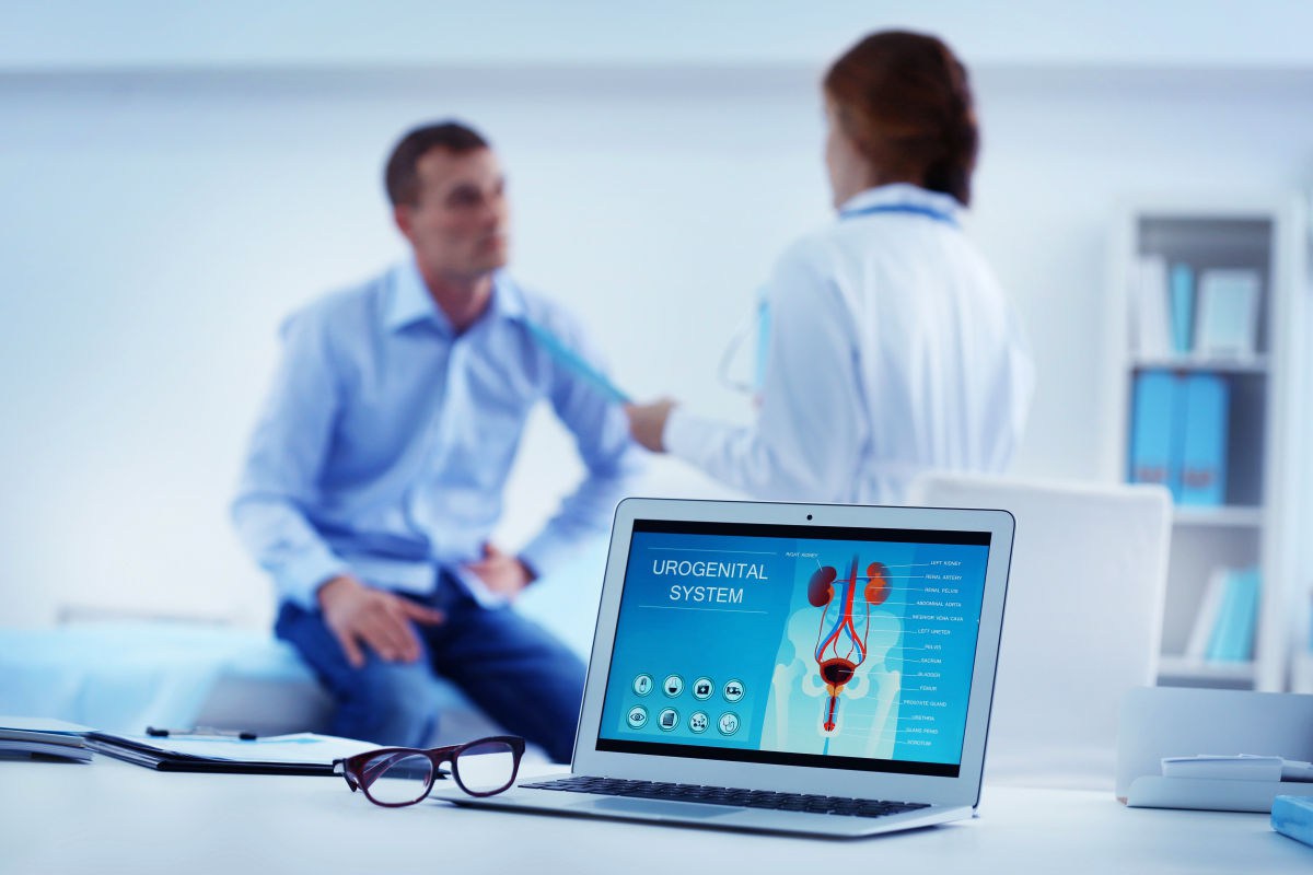 Laptop with urology image on doctor's desk | Is Your Libido Low? Causes And How To Perk Back Up | Low Libido | sexual dysfunction