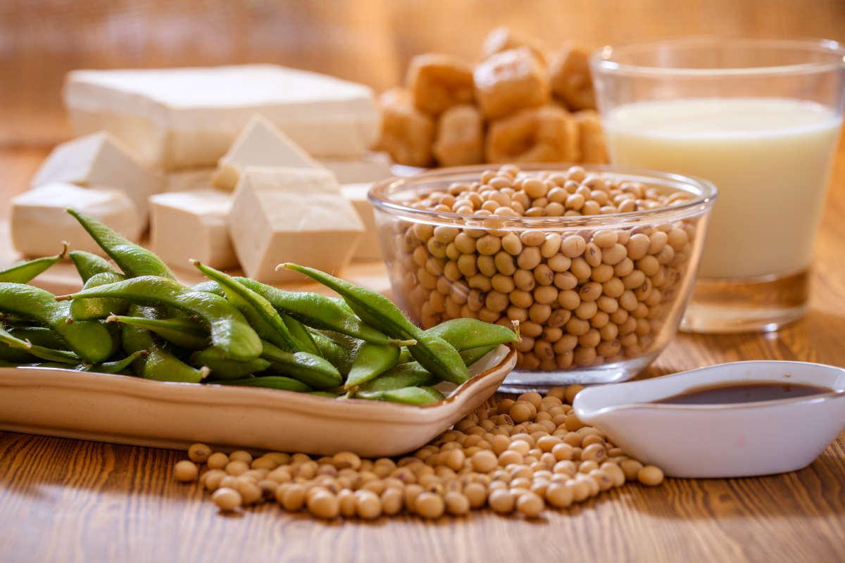 Soy bean, tofu and other soy products | What Foods Make Menopause Worse? | Symptoms of menopause