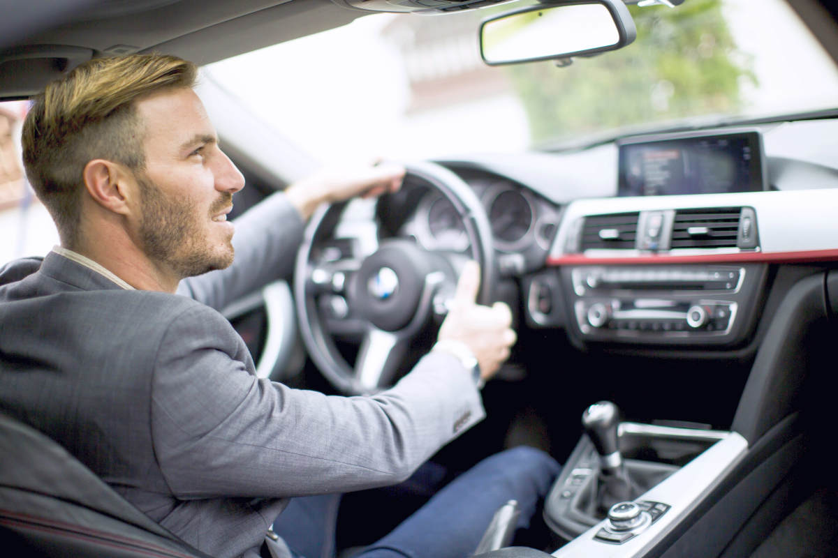 Young man driving in the modern car | Train Your Brain With These Mental Exercises | memory improvement