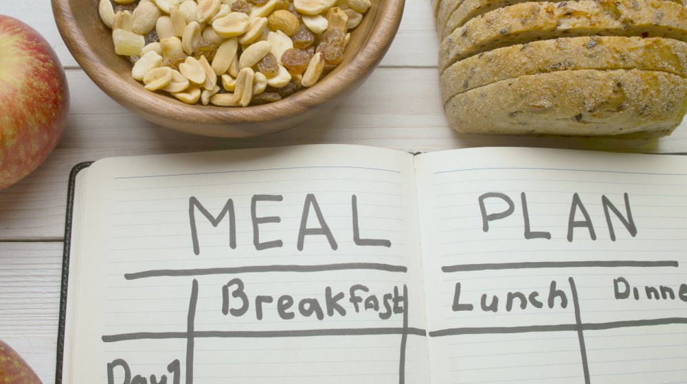 healthy meal plan written on notebook | How To Lose Weight In A Month In A Manageable Way | how to lose weight in a month | how to lose weight in a month fast